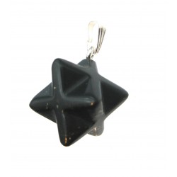 Merkaba Schungit 2 cm mit Öse