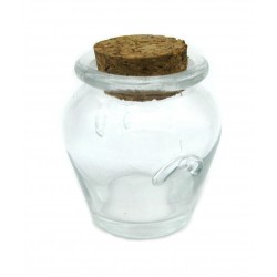 Glas mit Korken 5 cm