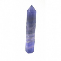 Kristallspitze poliert Fluorit schmal 13 - 16 cm