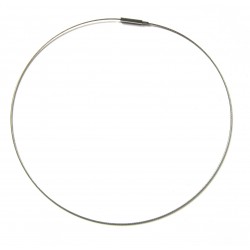 Stahlreif stahl 2 mm 50 cm eine dicke Kordel Dreh-Verschluß