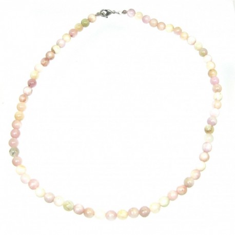 Kugel-Kette Kunzit 6 mm 44-45 cm lang