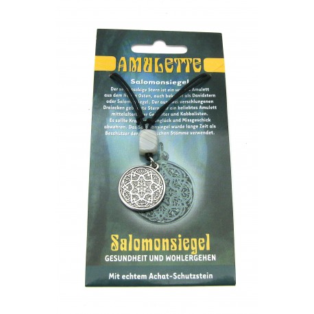Zinn-Amulett Salomonsiegel