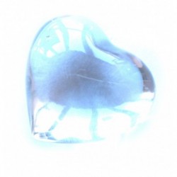 Herz Bergkristall klar 25 mm
