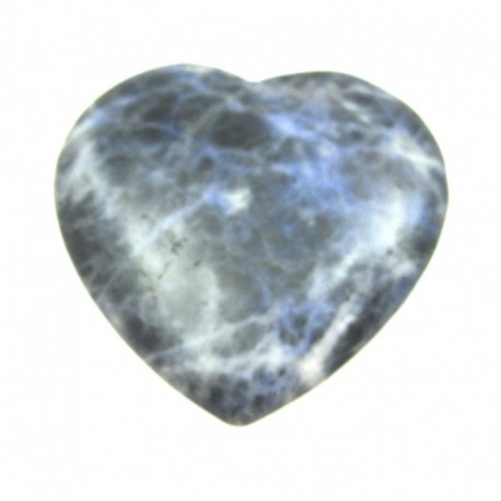 Herz 38 mm Sodalith extraflach