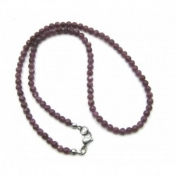 Kugel-Kette Lepidolith 4 mm 45 cm lang