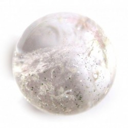 Kugel Bergkristall B mit Klüften und Rissen 60 mm