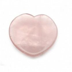 Touch Heart Herz mit Griffmulde Rosenquarz Sinnlichkeit 45 mm