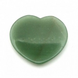 Touch Heart Herz mit Griffmulde Aventurinquarz grün Entspannung 45 mm
