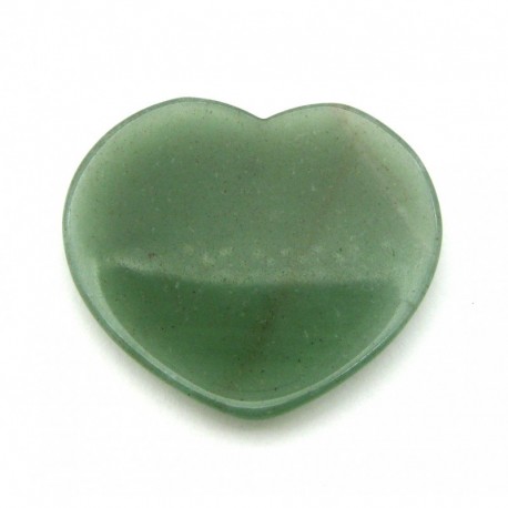 Touch Heart Herz mit Griffmulde Grünquarz Entspannung 45 mm