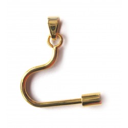 TSg Halterung Edelstahl vergoldet