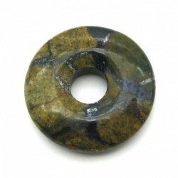 Donut Azurit-Malachit in Matrix AB stabilisiert 30 mm