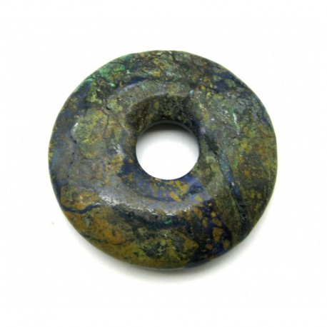 Donut Azurit-Malachit in Matrix stabilisiert 40 mm