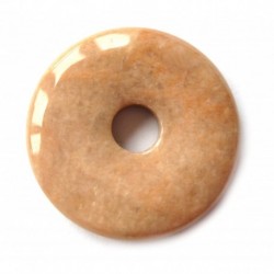 Donut Mondstein rotbraun 30 mm