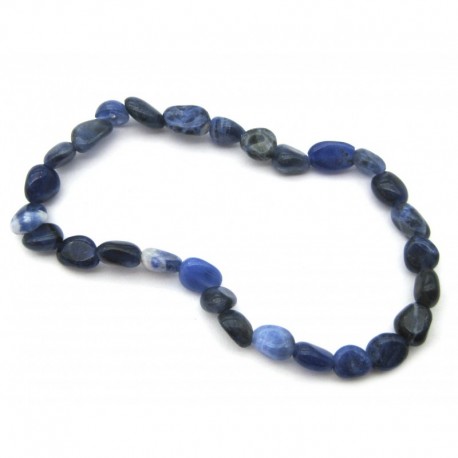 Nugget-Armband kleine Steine Sodalith 6-8 mm