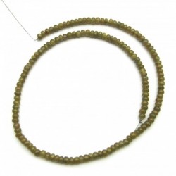 Strang Button Safir gelb 4 mm 36 cm lang