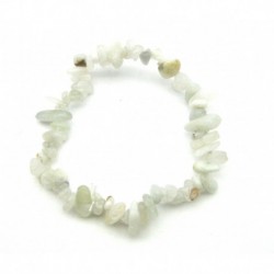 Splitter-Armband Labradorit weiß