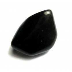 Trommelstein Obsidian schwarz 100 g