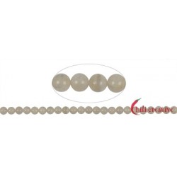 Strang Kugeln Mondstein (weiß) 5 - 6 mm