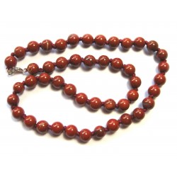 Kugel-Kette Jaspis rot 8/45