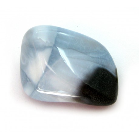 Trommelstein Opal blau 1 Stück