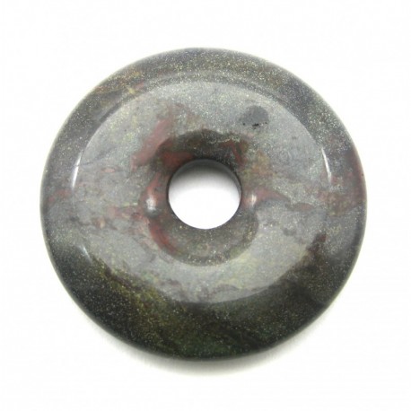 Donut Drachenblutstein Epidot-Quarzit 40 mm
