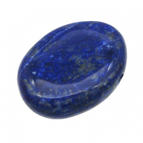 Scheibenstein gebohrt Lapislazuli 3 - 4 cm