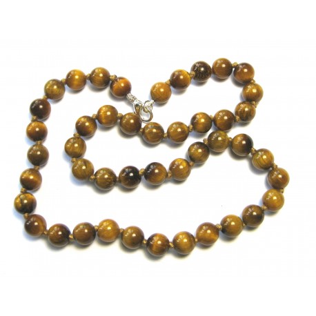 Kugel-Kette Tigerauge 8/45