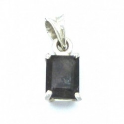 Anhänger Goethitquarz facettiert Rechteck 7x20 mm