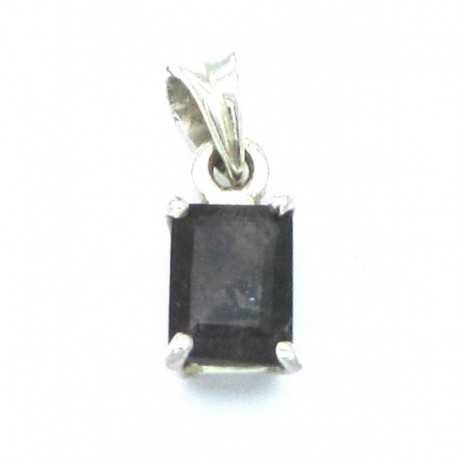 Anhänger Goethitquarz facettiert Rechteck 7x20 mm