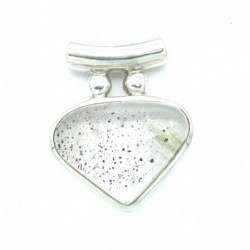 Anhänger Goethitquarz Pipe Tropfen 25x31 mm