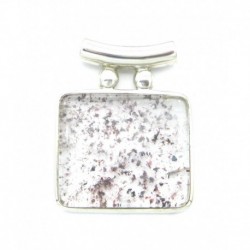 Anhänger Goethitquarz Pipe Rechteck 29x37 mm