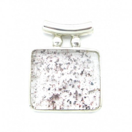 Anhänger Goethitquarz Pipe Rechteck 29x37 mm