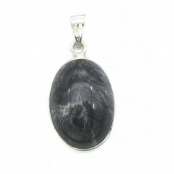 Anhänger Goethitquarz Oval 18x35 mm