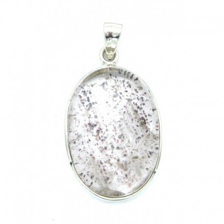 Anhänger Goethitquarz Oval 23x42 mm