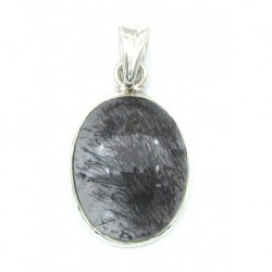 Anhänger Goethitquarz Oval 15x30 mm