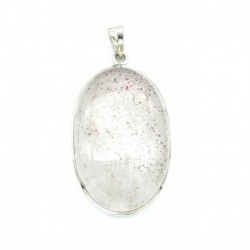 Anhänger Goethitquarz Oval 27x53 mm