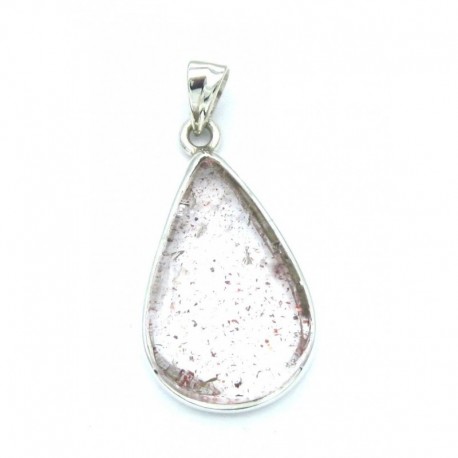 Anhänger Goethitquarz Tropfen 19x39 mm