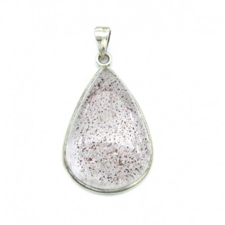 Anhänger Goethitquarz Tropfen 24x46 mm