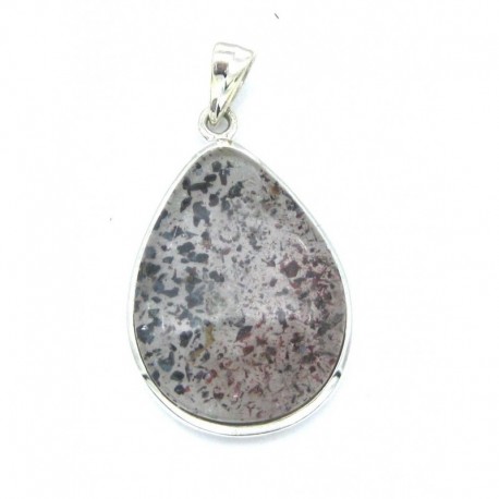 Anhänger Goethitquarz Tropfen 23x40 mm