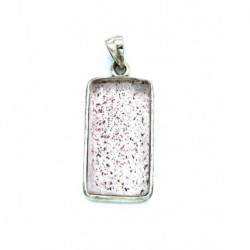 Anhänger Goethitquarz Rechteck 16x40 mm