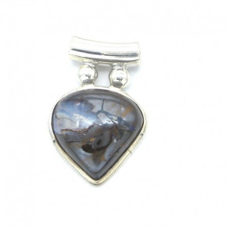 Anhänger Boulder-Opal Pipe 21x31 mm