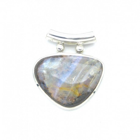 Anhänger Boulder-Opal Pipe 28x34 mm