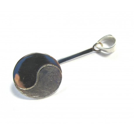 Donuthalter Yin Yang Silber