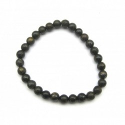 Kugel-Armband Bronzit (Ferro-Enstatit) 6 mm