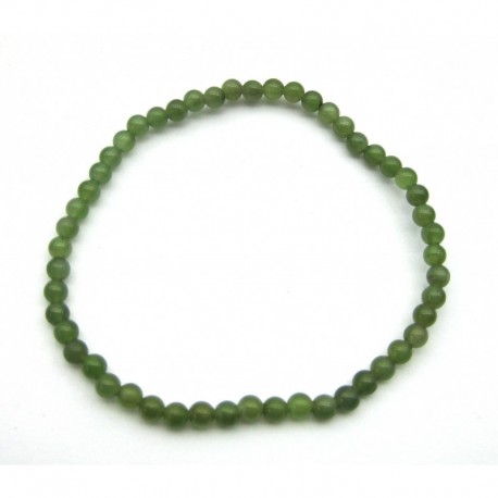 Kugel-Armband Nephrit 4 mm