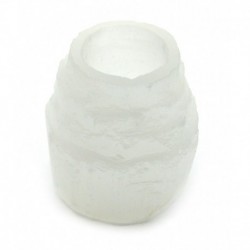 Teelicht Selenit (Fasergips) Stufen 6 cm