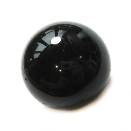 Kugel Turmalin schwarz stabilisiert 7 cm