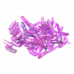 Bergkristall Spitzen 3 - 5 cm behandelt pink 1 Kg
