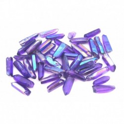Bergkristall Spitzen 3 - 5 cm behandelt violett 1 Kg