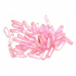 Bergkristall Spitzen 3 - 5 cm behandelt hell-rosa 1 Kg
